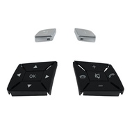 C7 New W204 Car Steering Wheel Control Menu Switch Button Cover Volume for C E A Class W156 W246 ,Si