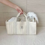 Ins Korean Version Baby Bottle Diaper Bag Storage Basket Separate Diaper Bag Foldable Fashion Portab