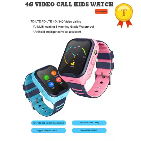 newest IP67 Waterproof 4G Kids Smart watch Remote Camera GPS WIFI Children Student baby watch SOS Vi