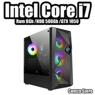 Comza Store คอมพิวเตอร์ Core-i7 /GTX 1050 /Ram 8Gb /Hdd 500Gb พร้อมใช้งาน พร้อมจัดส่งด่วน Case COOLM