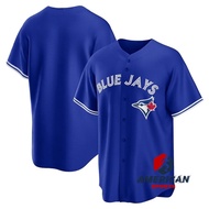 MLB Toronto Blue Jays Unprinted Blue Baseball Jersey for Men