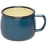 珍珠金屬 CAPTAIN STAG 琺瑯馬克杯 深藍色・UH-504