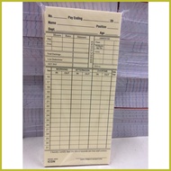 ▝ ﹍ ╰ Time card / DTR for employee