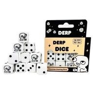 Derp Dice - Funny 16mm D6 Gaming Dice Set of 10 | 6 Sided Dice for DND, Warhammer 40K, Tabletop, Boa