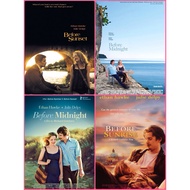 French Movie Poster Before sunset sunrise Midnight Size 11.5 X 16.5 Inches (A3)