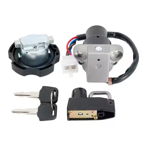 Ignition Key Switch Fuel Gas Cap Seat Lock Kit For Yamaha XT600 1990-1995 26H-21308-00 3TB-82501-10 