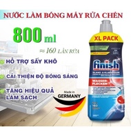 Finish polish 1150ml, 800ml, 400ml for dishwashers, 750ml finish varnish solution, 500ml rinse aid