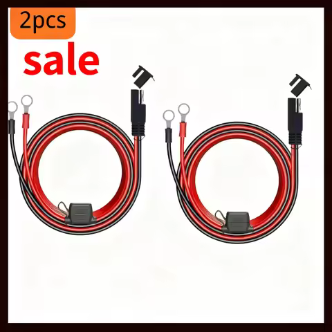 Quick Release SAE Cable With Fuse Terminal O Connector Battery Charger Extension Adapter Wire 16AWG