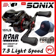 EXP SONIX 7.3 151LS Light Speed Baitcast Reel BC Baitcasting Casting Freshwater Saltwater