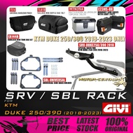 GIVI KTM DUKE 250/390 2018-2023 SRV/SBL SPECIAL RACK/SIDE BAGS HOLDER/KOTAK/BOX/BEG TANK LOCK/TAIL L
