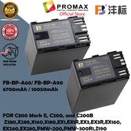 FB Tech BP-A60 / BP-A90 Camera Battery Pack for FX6V Z280 FS7M2 X280 CANON EOS C300 MarkII C200 C200