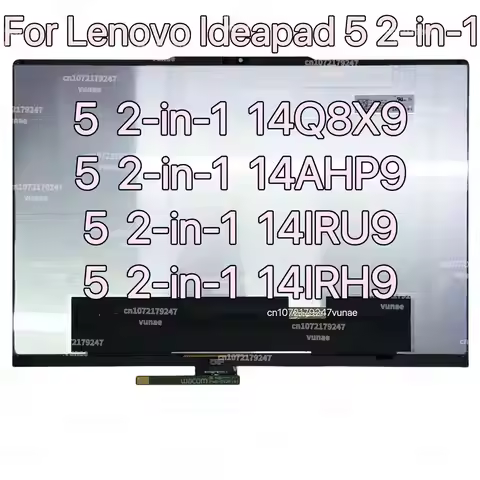 14 Inch Laptop LCD Touch Screen 14IRH9 For IdeaPad 5 2-in-1 14Q8X9 14IRU9 Display Digitizer Assembly