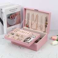 DMNO.STR 1111 Travel Jewelry Box Jewelry Earrings Necklace Ring Storage Box