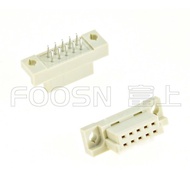 DIN41612 European Plug PH2.54 210 Female Socket (A+B) Double Row 180 Degree Inline Board Female Head