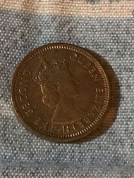 1971年香港英女皇頭五仙硬幣