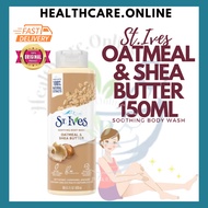 ST IVES ST.IVES OATMEAL & SHEA BUTTER SOOTHING BODY WASH 450ML [ MADE WITH 100% NATURAL EXTRACT ]