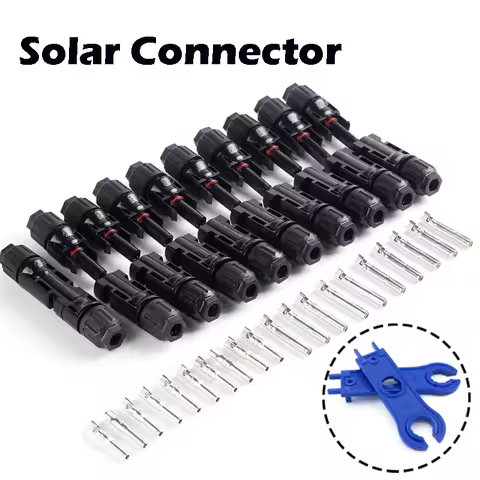 400/200/100/40/20/10 Pcs Photovoltaic Solar Connector Kit 1000V 30A Panel Solar PV Connectors for PV