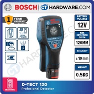 BOSCH D-TECT 120 PROFESSIONAL DETECTOR | WALL SCANNER 12V | 120MM (DTECT120)