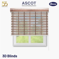 ONNA 3D Blind Curtains Modern Minimalist 3-Dimensional Window Curtains (Custom Size)