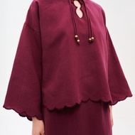 女裝：月餅上衣 (紅豆)