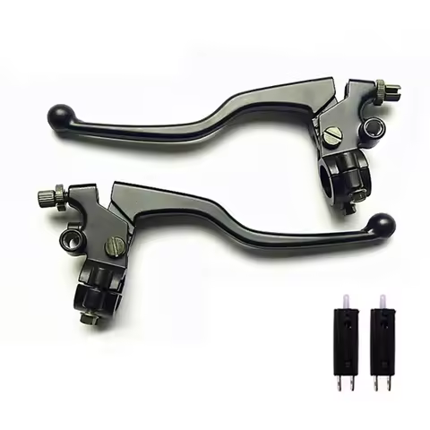 22mm 7/8in Aluminum Alloy Motorcycle Brake and Clutch Lever Handlebar Accessories For Pit Dirt Bike 