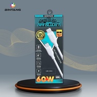 TYPE-C TO TYPE-C DATA CABLE 60W TRANSLUCENTBINTANG