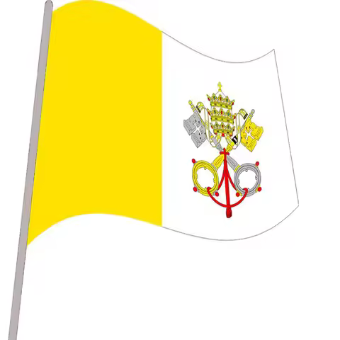 5 Pcs/lot The Vatican City State National Flag 90x150cm Vatican National Flag wholesale
