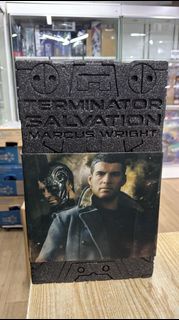 (N)開封品 斷刀仔 Hottoys MMS100 The Terminator Salvation Marcus Wright Terminator 未來戰士
