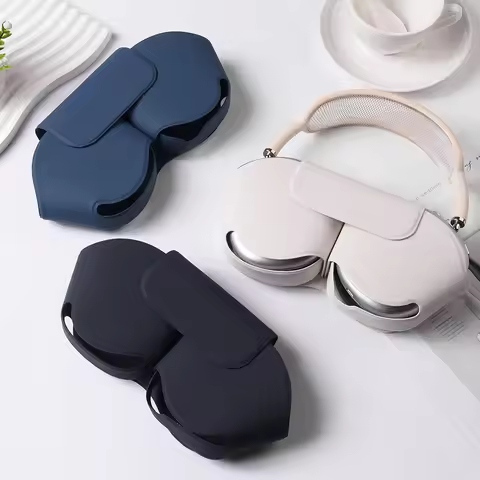 For AirPods Max Case Smart Earphone Protective Cover For Apple AirPods Max Leather Cases Soft Headph