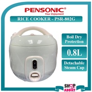 Pensonic 0.8L Rice Cooker PSR-802G Periuk Nasi Kecik with Keep Warm Function Detachable Steam Cap