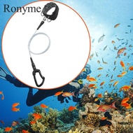 Ronyme Diving Rope Safety Lanyard Adjustable Wristband with 360 Degree Rotating Hook for Freediving 