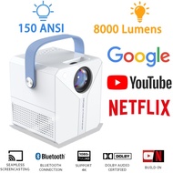 Smart Projector LCD Home Projector Android Projector 4K home projection