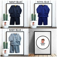 BAJU MELAYU BABY BOY BUDAK KANAK KANAK KIDS RAYA 2022 NAVY BLUE/ROYAL BLUE/BABY BLUE