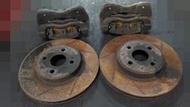 (中古零件協尋) TOYOTA 豐田 ALTIS  Ezess 一級式 雙活塞卡鉗 282mm 碟盤 來令片 (歐提斯)