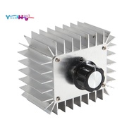 AC 220V 5000W SCR Voltage Regulator Motor Speed Controller Light Dimming Dimmers Thermostat 5000W Mo