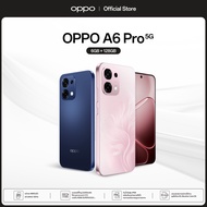 [New]OPPO A6 Pro 5G (6+128G) โทรศัพท์มือถือ ทนทาน กันน้ำ/กันฝุ่น IP69 กล้อง 50 MP ชาร์จไว 80W แบตเตอ