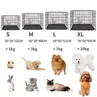 Dog Cage Foldable Pet Cage  with Poop Heavy Duty Pet Cages for Dog Foldable  Cat cage