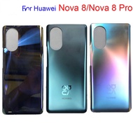 Back Housing For HUAWEI Nova 8 Pro 5G Back Battery Cover Glass For Huawei Nova 8 Replacement For Huawei Nova 8 8Pro Back Housing