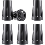 BlingKingdom 6 PCS Penutup Tongkat Berjalan, Hujung Tongkat Trekking, Hujung Tongkat Berjalan Getah 