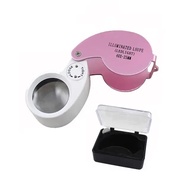 【Innovative】 40x Jewelers Loupe Foldable Magnifier With Led Portable Folding Magnifying Glass Illumi