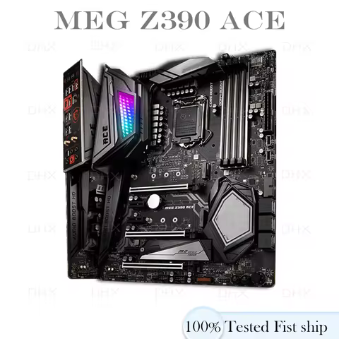 For MSI MEG Z390 ACE Motherboard 128GB LGA 1151 DDR4 ATX Z390 Mainboard 100% Tested Fully Work Be Sh