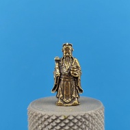 Brass God of Wealth Ornaments Ingot Ruyi Station God of Wealth Providing God Statue Interior Desktop