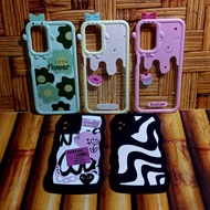 Samsung A14 5G A146 A146b A146P Softcase 3D Wave Motif Flower Zebra Love Ice Cream Samsung SM-A146 S
