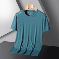 <ARZ>(L-8XL) Men Running T-Shirts Quick Dry Compression Sport T-Shirts Gym Crossfit Soccer Tee Shirt