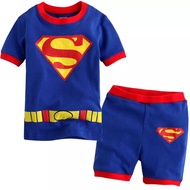 Baby Boy Hero Cotton Tshirt & Short Pants Super