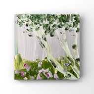 Birch Painting Birch Tree Original Art Wildflowers Blooming Art Girl Room Decor
