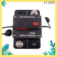 YOHII Circuit Breaker, Overcurrent Protection Recoverable Circuit Breaker Switch, Metal Voltage Prot