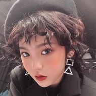 BOOMLIFE1232T Fake Fringe, Natural Synthetic Fake Fringe Bang, Cute Fluffy Curly Breathable High Tem