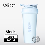 Blender Bottle Sleek按壓式不鏽鋼水壺/ 綿雲藍/ 25oz/ 740ml