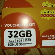 Voucher Kuota Indosat 32GB